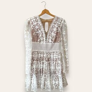 Bronx and Banco Megan Mini Dress Blanc White Extra Large Women’s